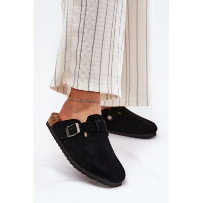 Big Star Shoes Cizme Din Suede Pentru Femei Cu Cataramă Big Star RR274A384 Negre 36 Big Star Shoes Cizme Din Suede Pentru Femei Cu Cataramă Big Star RR274A384 Negre 36