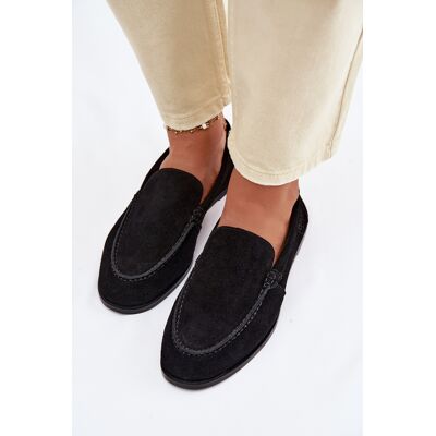 Big Star Shoes Mocasini Femei din Velur Natural Big Star TT274209 Negru 40 Big Star Shoes Mocasini Femei din Velur Natural Big Star TT274209 Negru 40