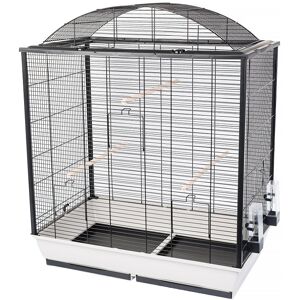 INTERZOO Nicola Cușcă pentru Păsări - 78 cm, Gri Cald, Acoperiș Rotunjit INTERZOO Nicola Cușcă pentru Păsări - 78 cm, Gri Cald, Acoperiș Rotunjit