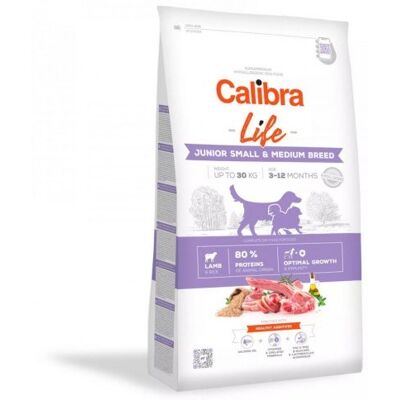 Calibra Junior Life Aliment pentru Scurți Călătorii 12kg Calibra Junior Life Aliment pentru Scurți Călătorii 12kg