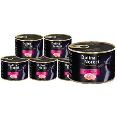 Hrană umedă pisoi peste 3 luni DOLINA NOTECI Premium Junior 12x185 g curcan Hrană umedă pisoi peste 3 luni DOLINA NOTECI Premium Junior 12x185 g curcan