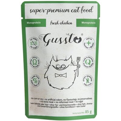 GUSSTO Cat Fresh Chicken - Mâncare umedă pentru pisici GUSSTO Cat Fresh Chicken - Mâncare umedă pentru pisici