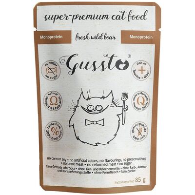 GUSSTO Cat Fresh Porc Sarny - Hrana umedă de înaltă calitate pentru pisici GUSSTO Cat Fresh Porc Sarny - Hrana umedă de înaltă calitate pentru pisici