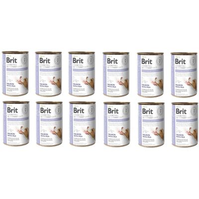 BRIT Veterinary Diet Somon și Mazăre Mâncare pentru Câini - Digestie BRIT Veterinary Diet Somon și Mazăre Mâncare pentru Câini - Digestie