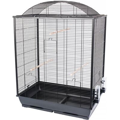 INTERZOO Nicola XL Colivie mare pentru pasari 78 cm negru INTERZOO Nicola XL Colivie mare pentru pasari 78 cm negru