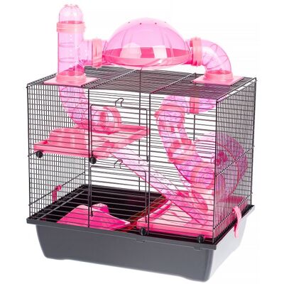 INTERZOO Rocky + Terrace Cuib pentru hamster 42cm Roz - Sigur pentru animale INTERZOO Rocky + Terrace Cuib pentru hamster 42cm Roz - Sigur pentru animale