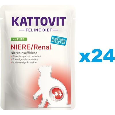 Kattovit Sprijin Renal - Pouch 85g - Mâncare pentru pisici Kattovit Sprijin Renal - Pouch 85g - Mâncare pentru pisici