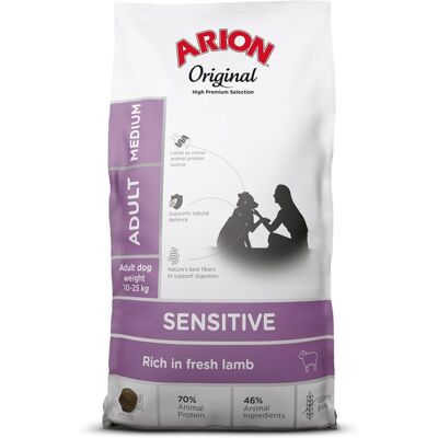 Arion Sensitive Medium Miel și Orez 12kg - Mâncare pentru câini Arion Sensitive Medium Miel și Orez 12kg - Mâncare pentru câini