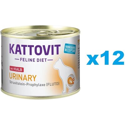 KATTOVIT Feline Diet Urinary - Calculi de Struvite - 24 x 185g KATTOVIT Feline Diet Urinary - Calculi de Struvite - 24 x 185g