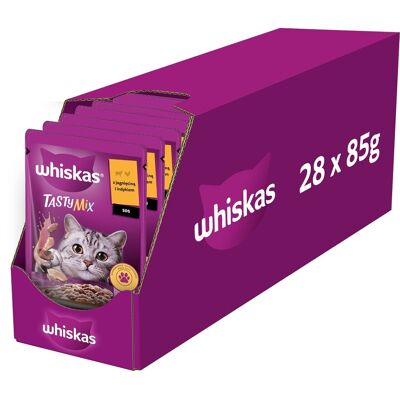 WHISKAS Carne de miel și curcan în sos - 28x85g WHISKAS Carne de miel și curcan în sos - 28x85g