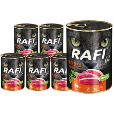 DOLINA NOTECI RAFI Cat Hrana umeda pentru pisici, cu rata 12x400 g DOLINA NOTECI RAFI Cat Hrana umeda pentru pisici, cu rata 12x400 g