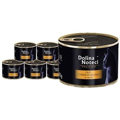 DOLINA NOTECI Premium hrană umedă pisici 12x185 g file piept pui DOLINA NOTECI Premium hrană umedă pisici 12x185 g file piept pui