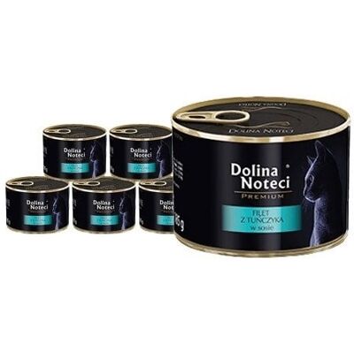 DOLINA NOTECI Premium conserve pisici file de ton 12x185 g DOLINA NOTECI Premium conserve pisici file de ton 12x185 g