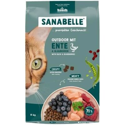 SANABELLE Outdoor Rață 8 kg hrană pentru pisici de exterior SANABELLE Outdoor Rață 8 kg hrană pentru pisici de exterior