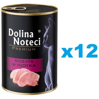 DOLINA NOTECI Premium conserve pisici 12x400 g bogat în curcan DOLINA NOTECI Premium conserve pisici 12x400 g bogat în curcan