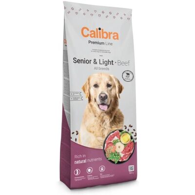 Calibra Premium Line Carne de vită senior și Light Mâncare uscată pentru câini - 12kg Calibra Premium Line Carne de vită senior și Light Mâncare uscată pentru câini - 12kg