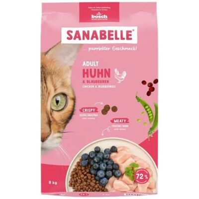 SANABELLE Adult 8 kg hrană cu pui pentru pisici adulte SANABELLE Adult 8 kg hrană cu pui pentru pisici adulte