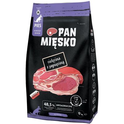 Hrană pentru câini Miesko Senior Crocant de Carne de Vită cu Miel - Hrană pentru câini Hrană pentru câini Miesko Senior Crocant de Carne de Vită cu Miel - Hrană pentru câini