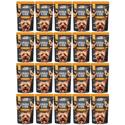 PAN MIĘSKO hrană umedă câini în sos 20x150 g bucățele curcan și rață PAN MIĘSKO hrană umedă câini în sos 20x150 g bucățele curcan și rață