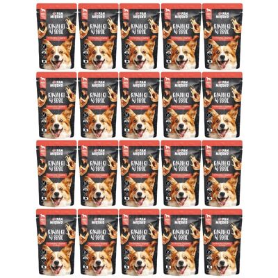 PAN MIĘSKO bucăți în sos cu vită și capră 20x150 g hrană umedă câini PAN MIĘSKO bucăți în sos cu vită și capră 20x150 g hrană umedă câini