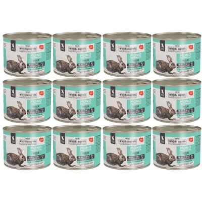 WIEJSKA ZAGRODA Monoproteic iepure hrană umedă pentru pisoi 12x200 g WIEJSKA ZAGRODA Monoproteic iepure hrană umedă pentru pisoi 12x200 g