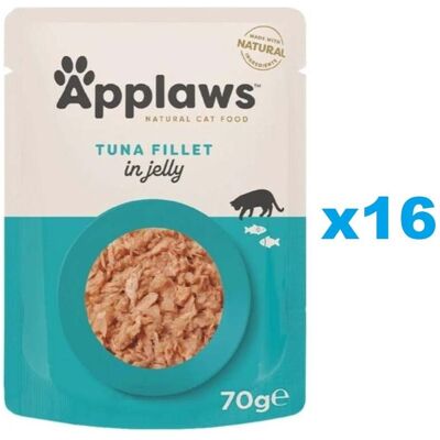 Plic natural de ton în gelatină Applaws - Mâncare pentru Pisici Plic natural de ton în gelatină Applaws - Mâncare pentru Pisici
