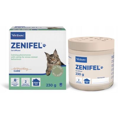 VIRBAC Difuzor calmant pisici pentru stres ZENIFEL 230 g VIRBAC Difuzor calmant pisici pentru stres ZENIFEL 230 g