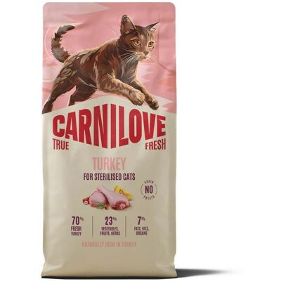 Hrană pisici sterilizate 6 kg CARNILOVE True Fresh Cat Turkey Sterilised, curcan Hrană pisici sterilizate 6 kg CARNILOVE True Fresh Cat Turkey Sterilised, curcan