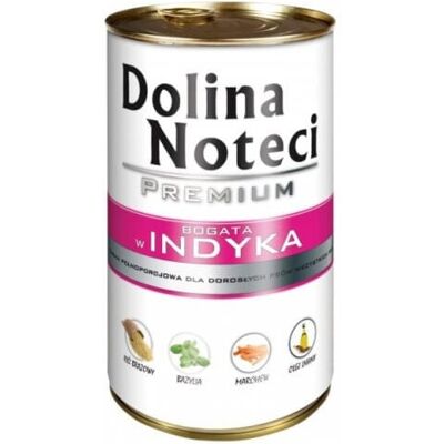 DOLINA NOTECI Premium pachet conserve câini curcan 12x400g DOLINA NOTECI Premium pachet conserve câini curcan 12x400g