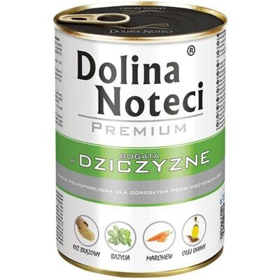 DOLINA NOTECI Premium pachet conserve câini 12x400g vânat DOLINA NOTECI Premium pachet conserve câini 12x400g vânat