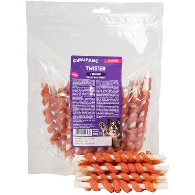 CHRUP&GO CHRUP&GO Twister 24x500 g recompense pentru câini, cu iepure CHRUP&GO CHRUP&GO Twister 24x500 g recompense pentru câini, cu iepure