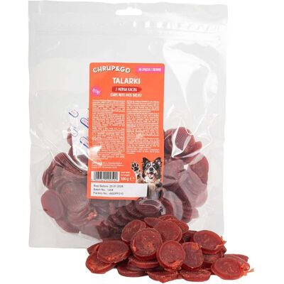 CHRUP&GO CHRUP&GO Rondele 24x500 g recompense pentru câini, cu piept de rață CHRUP&GO CHRUP&GO Rondele 24x500 g recompense pentru câini, cu piept de rață