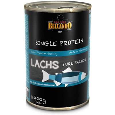 BELCANDO Single Protein hrana umeda caini adulti, cu somon 24x400 g BELCANDO Single Protein hrana umeda caini adulti, cu somon 24x400 g