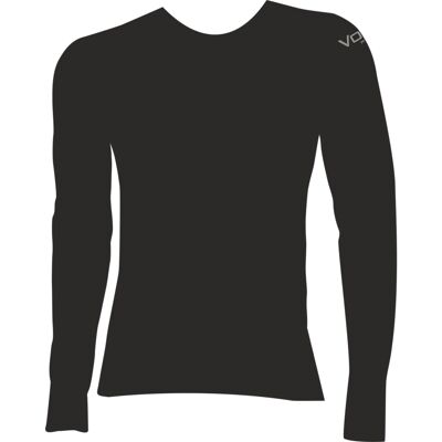 Tricou bărbătescVoXX lână merino funcțională neagră (MW03) L Tricou bărbătescVoXX lână merino funcțională neagră (MW03) L