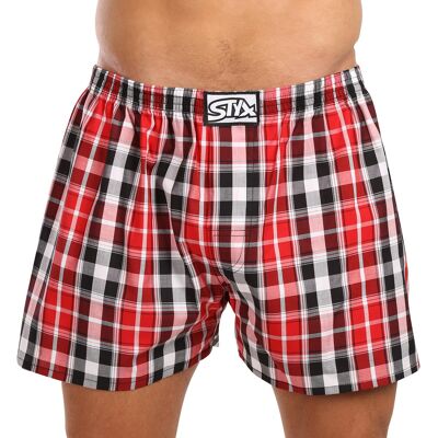 Boxeri largi bărbați Styx elastic clasic multicolor supradimensional (E1035) 5XL Boxeri largi bărbați Styx elastic clasic multicolor supradimensional (E1035) 5XL