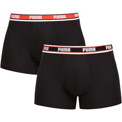 2PACK boxeri bărbați Puma negri (701231479 002) XL 2PACK boxeri bărbați Puma negri (701231479 002) XL