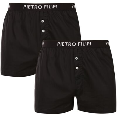 2PACK Boxeri largi bărbați Pietro Filipi negri (2PGC1) 5XL 2PACK Boxeri largi bărbați Pietro Filipi negri (2PGC1) 5XL