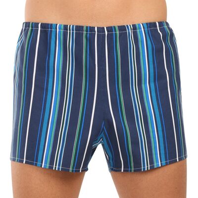 Pantaloni scurți clasici pentru bărbațiFoltýn dungi albastre supradimensionate (KN84) 5XL Pantaloni scurți clasici pentru bărbațiFoltýn dungi albastre supradimensionate (KN84) 5XL