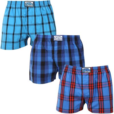3PACK Boxeri largi bărbați Styx elastic clasic multicolor supradimensional (3E010103) 5XL 3PACK Boxeri largi bărbați Styx elastic clasic multicolor supradimensional (3E010103) 5XL