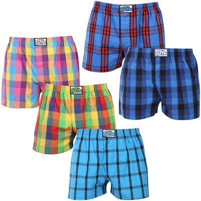 5PACK Boxeri largi bărbați Styx elastic clasic multicolor supradimensional (5E0112345) 5XL 5PACK Boxeri largi bărbați Styx elastic clasic multicolor supradimensional (5E0112345) 5XL