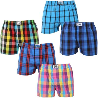 5PACK Boxeri largi bărbați Styx elastic clasic multicolor supradimensional (5E0112346) 5XL 5PACK Boxeri largi bărbați Styx elastic clasic multicolor supradimensional (5E0112346) 5XL