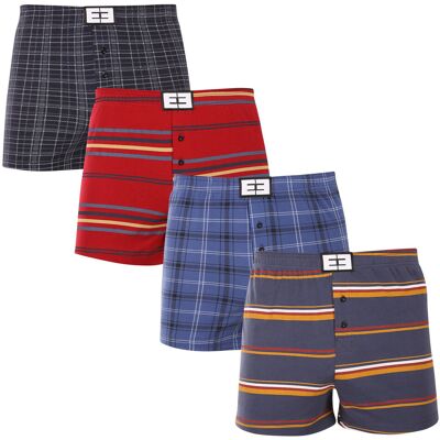 4PACK Boxeri largi bărbați Nedeto multicolori (4NTV02) XXL 4PACK Boxeri largi bărbați Nedeto multicolori (4NTV02) XXL