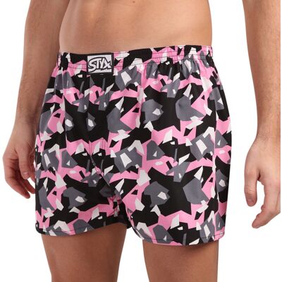 Pantaloni scurți pentru bărbațiStyx pătrat camuflaj supradimensionat din cauciuc Art Classic (E1950) 5XL Pantaloni scurți pentru bărbațiStyx pătrat camuflaj supradimensionat din cauciuc Art Classic (E1950) 5XL