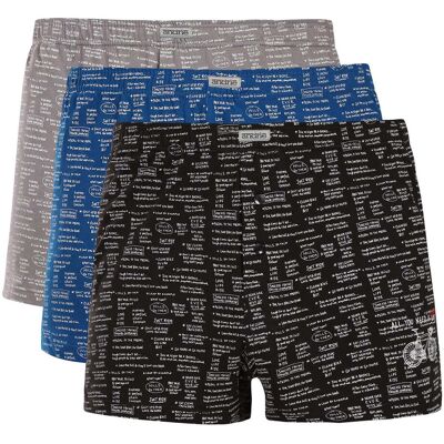 3PACK boxeri largi pentru bărbați Andrie multicolori (PS 5971) L 3PACK boxeri largi pentru bărbați Andrie multicolori (PS 5971) L