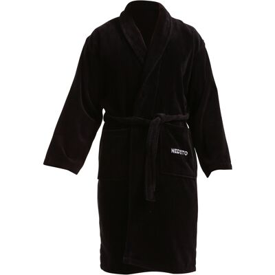 Halat de baie Nedeto negru (NZ001) XL Halat de baie Nedeto negru (NZ001) XL