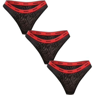 3PACK tanga damă HUGO multicolor (50523829 002) XXL 3PACK tanga damă HUGO multicolor (50523829 002) XXL