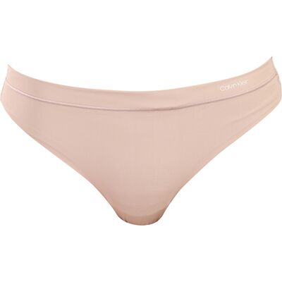 Tanga damă Calvin Klein bej (QF4844E-SVR) L Tanga damă Calvin Klein bej (QF4844E-SVR) L
