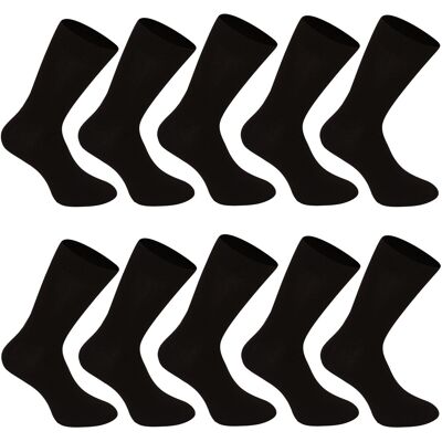 10PACK șosete Nedeto înalte bambus negre (10NDTP001) S 10PACK șosete Nedeto înalte bambus negre (10NDTP001) S