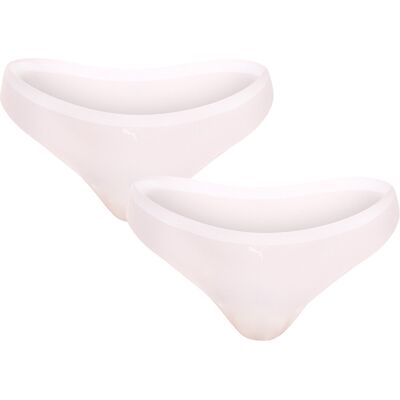 2PACK tanga damă Puma alb (100001010 002) M 2PACK tanga damă Puma alb (100001010 002) M