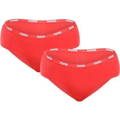 2PACK chiloți damă Puma roșii (603032001 019) S 2PACK chiloți damă Puma roșii (603032001 019) S